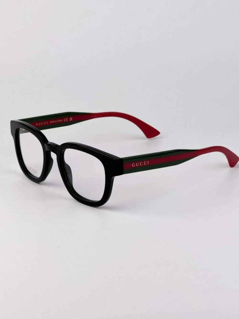 Gucci Men’s Eyeglasses | Black Green Square Frame | GG1992O 001 | NEW AUTHENTIC